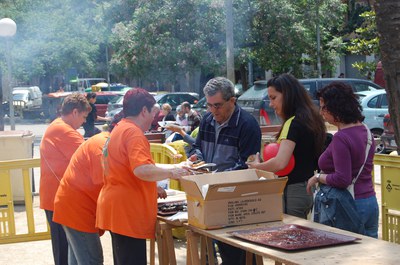 Maragall celebra la festa del barri.