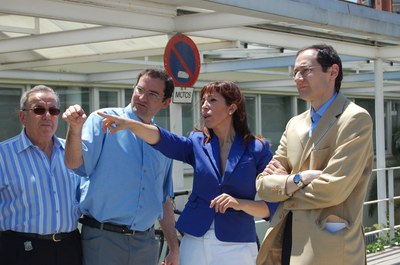 Alícia Sánchez Camacho visita el CAP II de Ripollet en un acte d'eleccions europees.