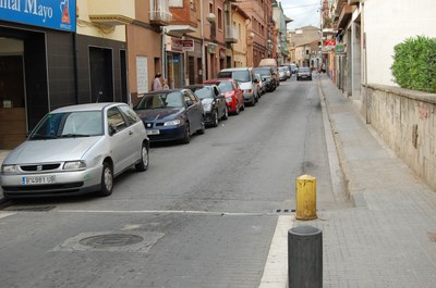 Comencen les obres del carrer de Padró.