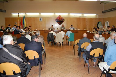 Sessió ordinària del Ple Municipal del 29 d'octubre de 2009.