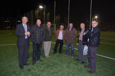 Es presenten les reformes del camp de l'Industrial i del Pavelló Francesc Barneda.