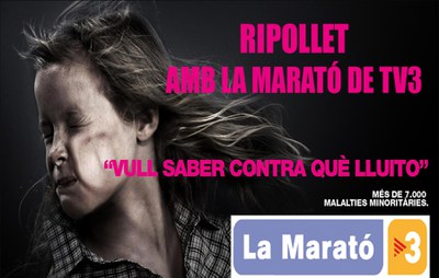 Ripollet participa a la Marató de TV3 per les malalties minoritàries.
