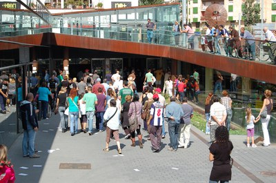 Seguiment de la vaga general a Ripollet.