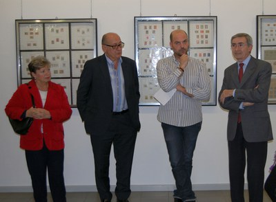 El Cercle Filatèlic i Numismàtic exposa La Sagrada Família en filatèlia.