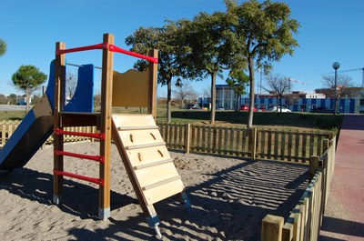 Visita a les obres de millora de diversos espais públics de Ripollet.