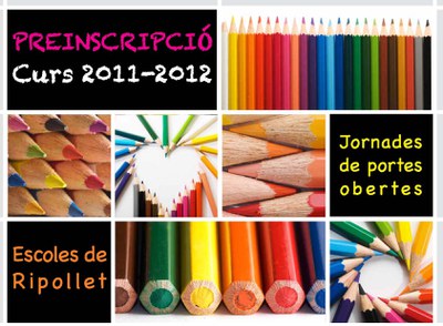 La preinscripció escolar es podrà fer del 14 al 25 de febrer.