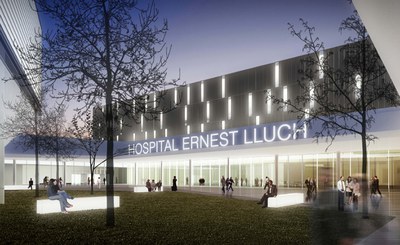 La Generalitat atura la licitació de l'Hospital Ernest Lluch fins que es redueixi el dèficit.