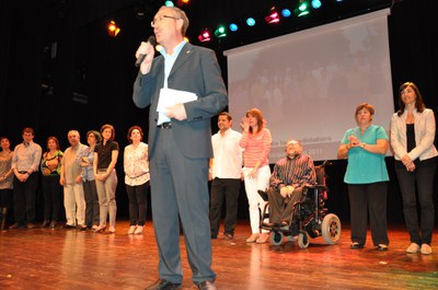 Municipals 2011El PSC presenta la seva llista al Teatre Auditotri.