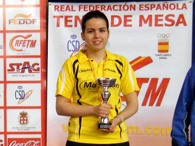 Berta López, Sots-campiona del Top Català Juvenil de tennis taula.