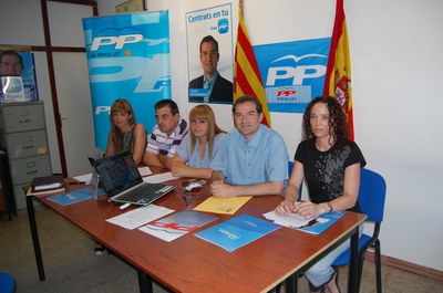 El PP presenta les novetats del seu servei d'atenció ciutadana.