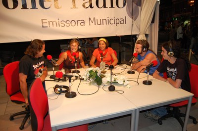 Ràdio al carrer per Festa Major.