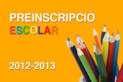 La Regidoria d'Educació comença la campanya de preinscripció per al curs 2012-13.