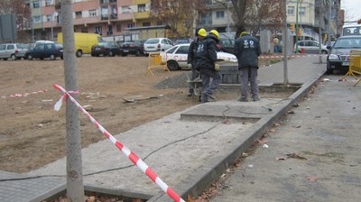 El PMO habilita un aparcament al barri de Can Mas.