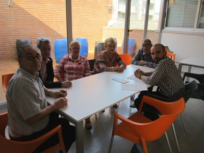 La junta del Casal d'Avis participa en un taller de gestió de conflictes.