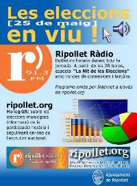 La ràdio i la web municipals informaran sobre les eleccions en viu.