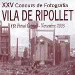 Veredicte del Premi Vila de Ripollet 2003.