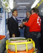 Creu Roja estrena una nova ambulància, cofinançada per la Mancomunitat.