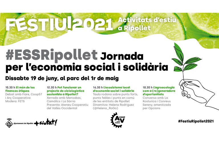 S'organitza una Jornada per l'economia social i solidària dins el Festiu Ripollet