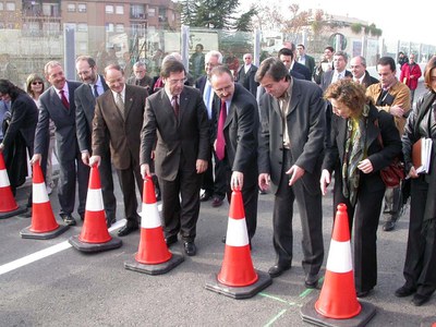 S’obre un nou accés a l’autopista AP7 per Santiga-Can Salvatella.