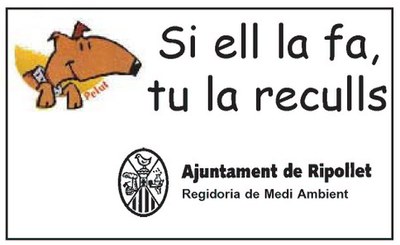 Torna la campanya 'Si ell la fa, tu la reculls'.