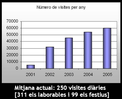 La web municipal assoleix les 200.000 visites.