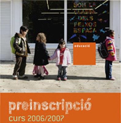 Comença la preinscripció escolar per al curs 2006-2007.