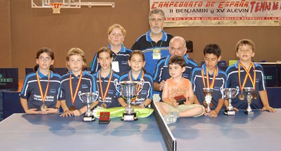 El Club Tennis Taula Ripollet al Campionat d'Espanya Benjamí.