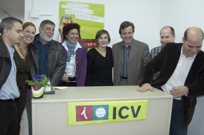 MUNICIPALS 2007: ICV presenta a Malika Zedjaoui com a cap de llista per a les municipals.
