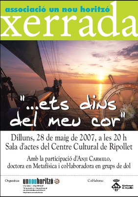 Un Nou Horitzó porta la xerrada ‘Ets dins el meu cor'.