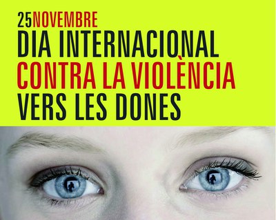 Celebració del Dia Internacional contra la Violència vers les Dones.