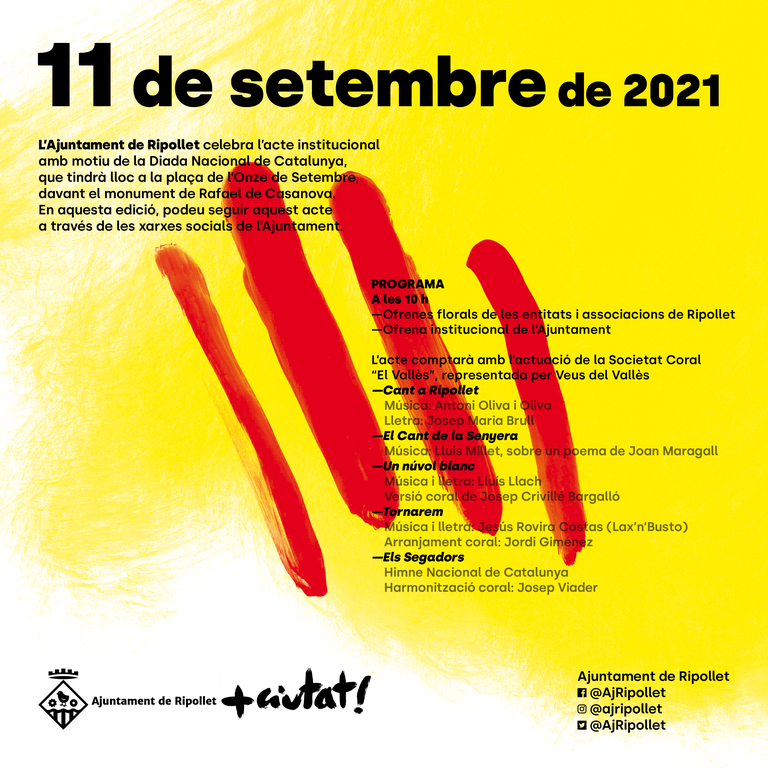 Acte institucional de la Diada Nacional de Catalunya