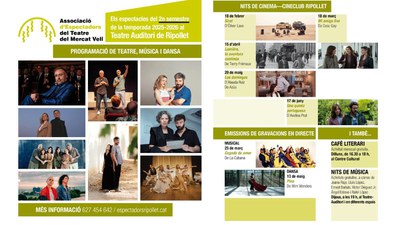 Programació del segon semestre. Font: AETMV.