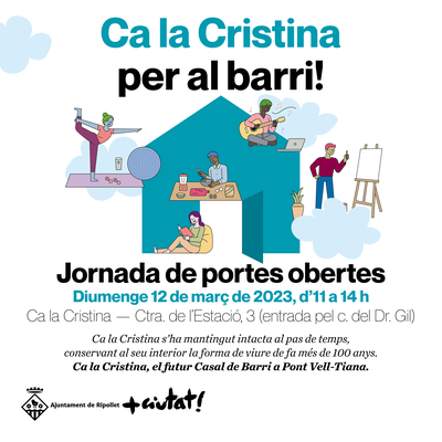 Ca la Cristina obre aquest diumenge, 12 de març, les seves portes al barri.