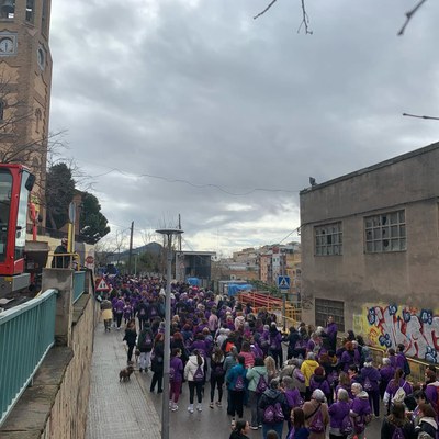 Fotografia de la Marxa de les Dones.