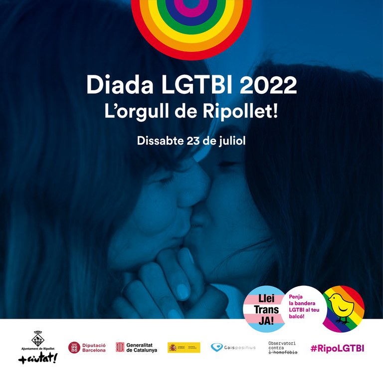 El 23 de juliol torna la Diada LGTBI "L'Orgull de Ripollet!"