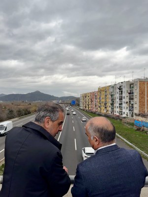 El delegat del Govern Joan Borràs visita Ripollet i es reuneix amb l'equip del govern local.