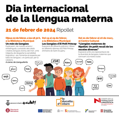 El Dia de la Llengua Materna, una oportunitat per celebrar les escoles diverses de Ripollet.