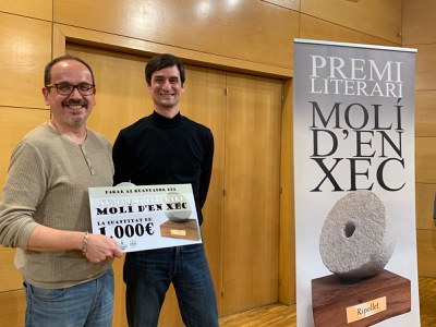 Tonio L. Alarcón primer premi Molí d'en Xec amb Roger Bayó.jpeg