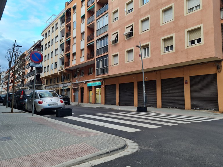 Els carrers dels barris de Can Tiana i Pont Vell continuen millorant