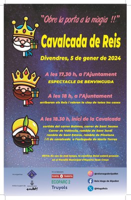 Els Reis d'Orient arriben aquest divendres, 5 de gener, a Ripollet per repartir màgia entre els infants.