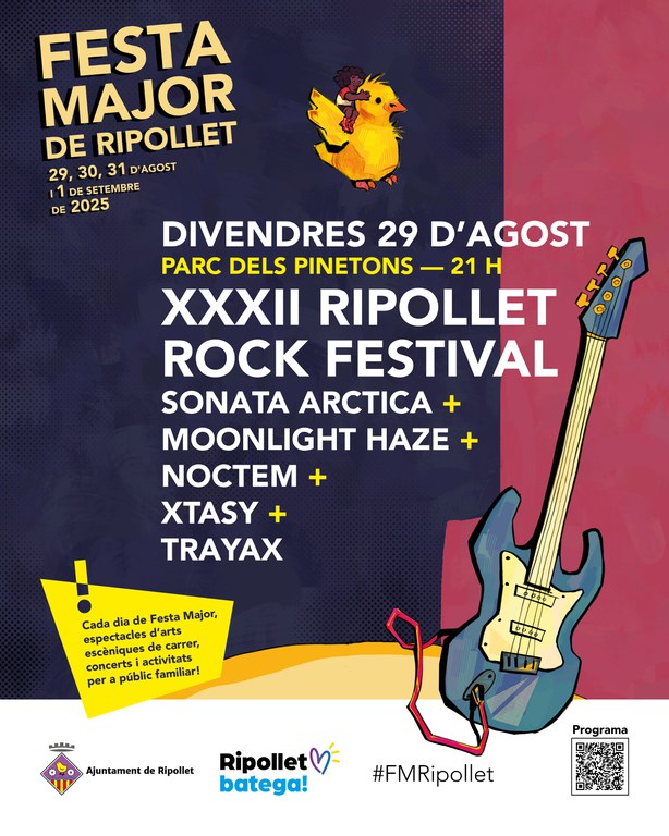 Ja és Festa Major! El pregó i el Ripollet Rock algunes de les activitats destacades de divendres