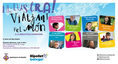 La Biblioteca Municipal de Ripollet estrena el cicle ‘Il·lustra viatjant pel món’.