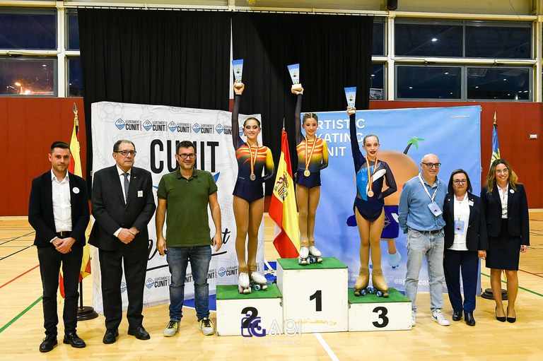 La patinadora del CPA Ripollet, Júlia Caravantes, es proclama campiona d’Espanya infantil