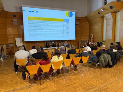 L'Ajuntament obre la convocatòria per a què les entitats locals puguin sol·licitar prop de mig milió d’euros en subvencions.