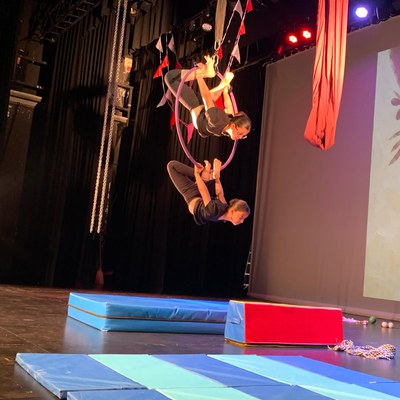Marató de circ i teatre amb la Careta al Teatre Auditori del Mercat Vell.
