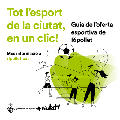 Nova guia de l'oferta esportiva de Ripollet a la pàgina web municipal.