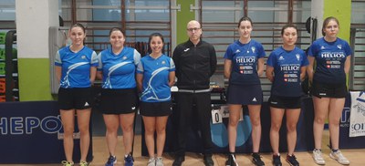 L'equip de Divisió d'Honor femení que va guanyar el seu partit aquest últim cap de setmana..