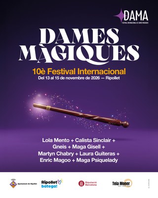 Ripollet acollirà el 10è Festival Internacional de Dones Màgiques DAMA.