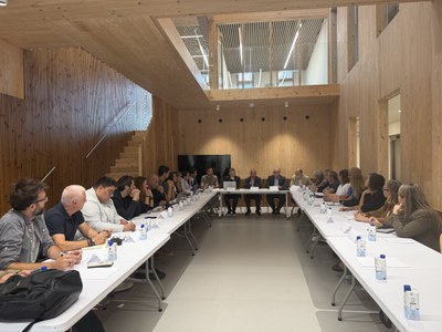 Ripollet acull una reunió de seguiment del projecte del futur hospital Ernest Lluch.