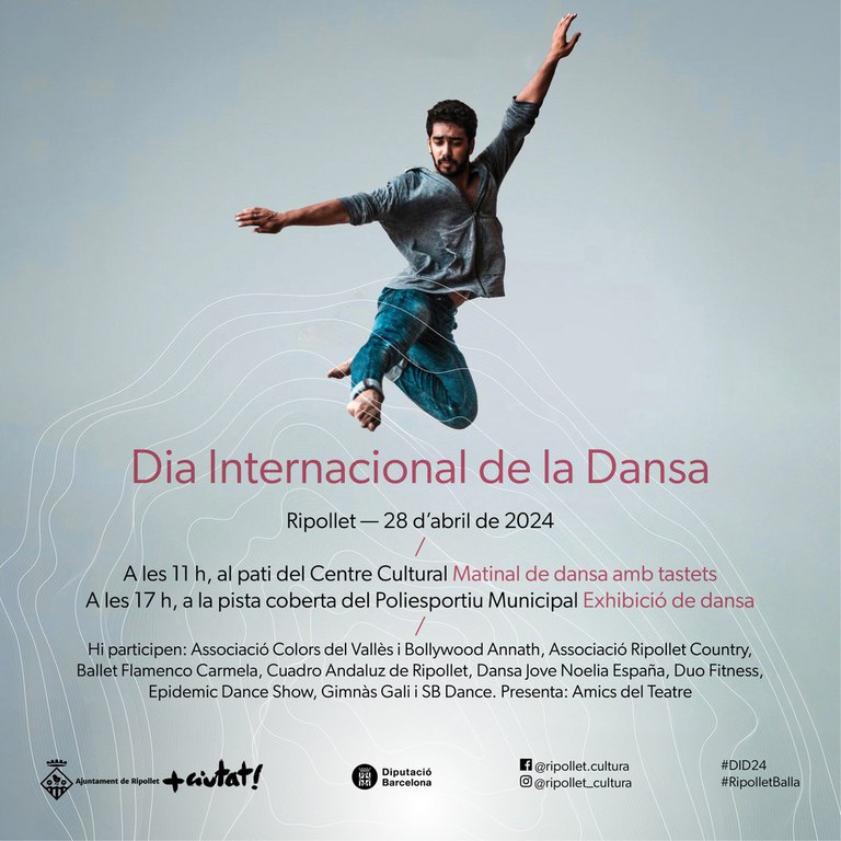 Ripollet celebra el Dia Internacional de la Dansa amb tot un dia de ball